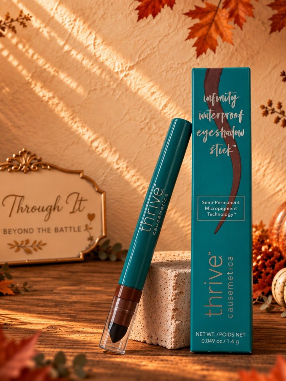 Thrive Infinity Waterproof Eyeshadow Stick - Riji (cocoa shimmer)